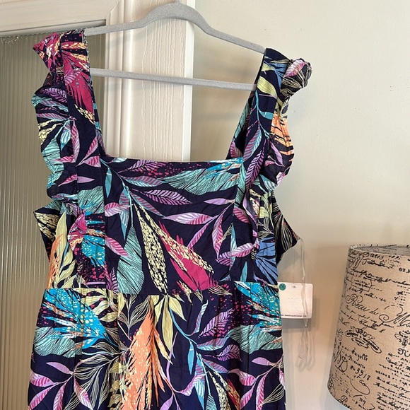 Beach Lunch Lounge Tie Back Sundress (XXXL) - Picture 2 of 11